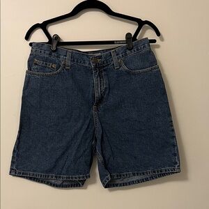 Stylish Dark Blue Denim Jean Shorts